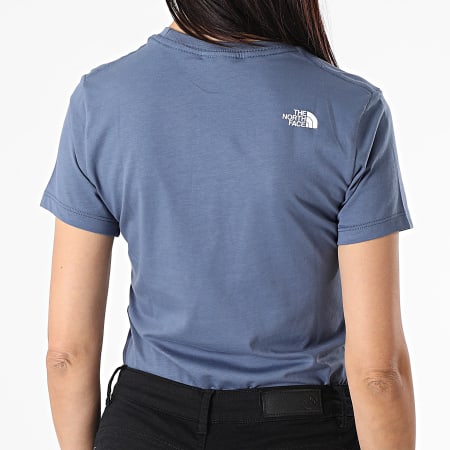 The North Face - Tee Shirt Simple Dome Femme A4T1A Bleu