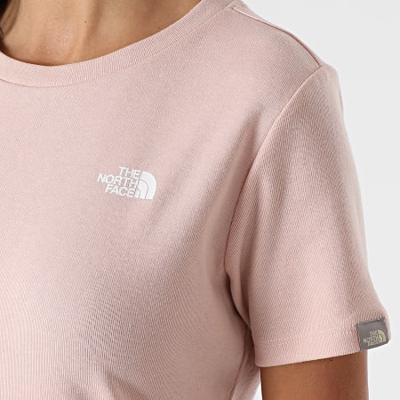 The North Face - Robe Tee Shirt Femme Simple A493T Rose