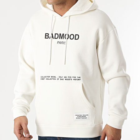 Badmood - Sweat Capuche Collector Ecru