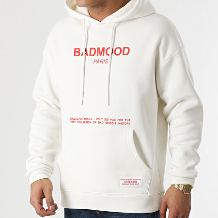 Badmood - Sweat Capuche Collector Ecru