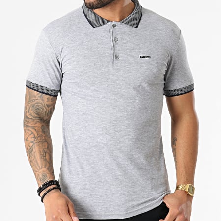 Classic Series - Polo Manches Courtes TS33-102 Gris Chiné