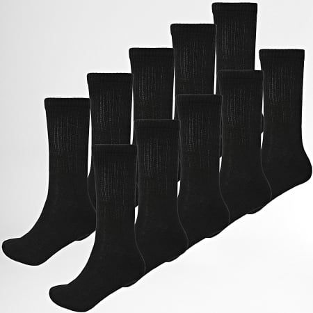 LBO - Lote de 10 pares de calcetines 0001 Negro