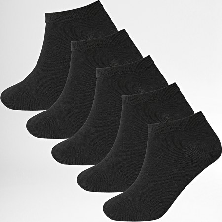 LBO - 5 paia di calzini corti 0012 nero