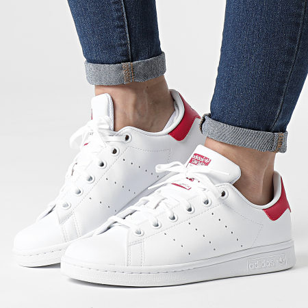 Adidas Originals - Sneakers Stan Smith FX7522 Cloud White Bold Pink Donna