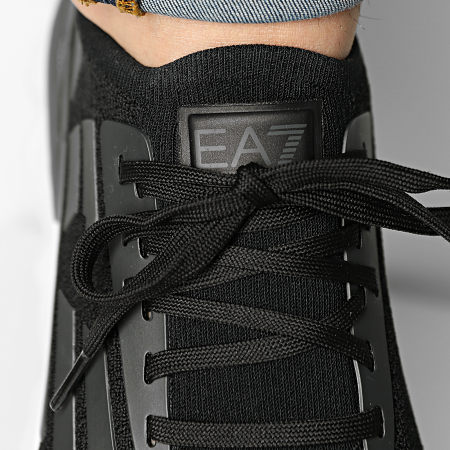 Emporio Armani - X8X048-XK113 Sneakers nere in metallo