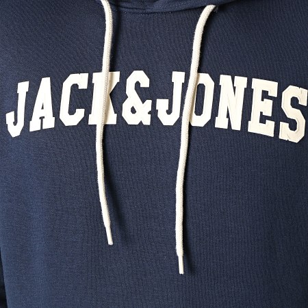 Jack And Jones - Felpa con cappuccio John Navy