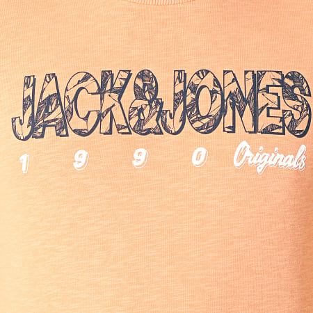 Jack And Jones - Sweat Crewneck Lefo Orange Chiné