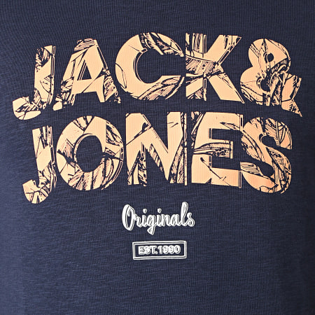 Jack And Jones - Sweat Crewneck Lefo Bleu Marine