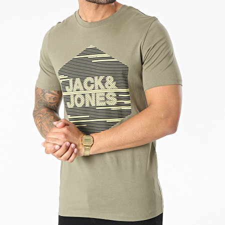 Jack And Jones - Tee Shirt Kopa Vert Kaki