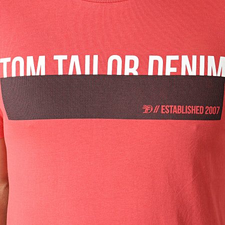 Tom Tailor - Tee Shirt 1016303-XX-12 Rouge