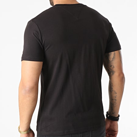 Tommy Jeans - Tee Shirt Shadow Tommy Print 0226 Noir