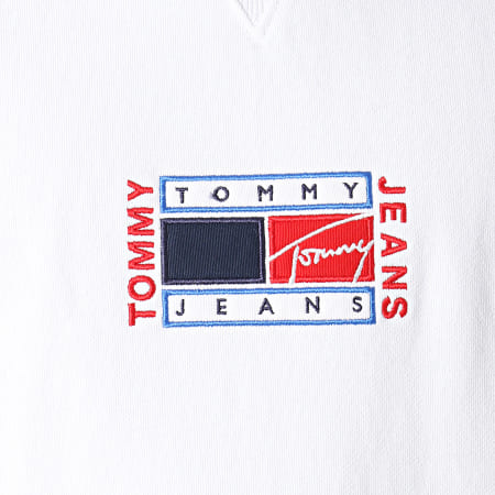Tommy Jeans - Sweat Crewneck Timeless Tommy 0635 Ecru
