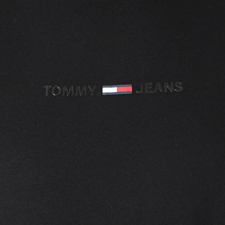 Tommy Jeans - Tee Shirt Gel Linear Logo 0702 Noir