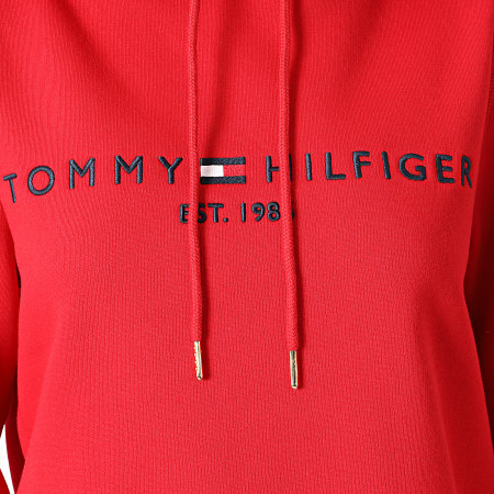 Tommy Hilfiger - Sweat Capuche Femme Essential 6410 Rouge