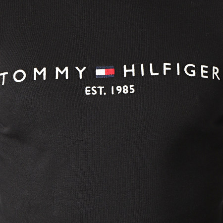 Tommy Hilfiger - Sweat Crewneck Tommy Logo 1596 Noir
