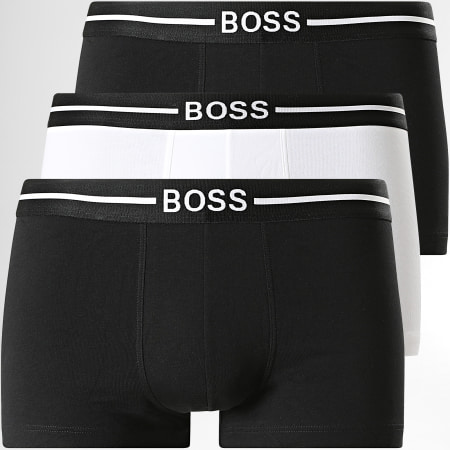 BOSS By Hugo Boss - Lot De 3 Boxers 50451408 Noir Blanc