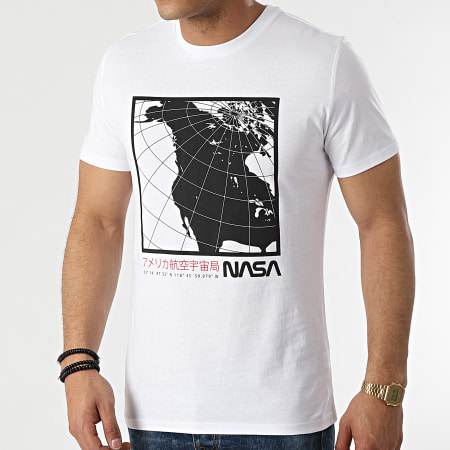 NASA - Cubo Explorador Camiseta Blanca