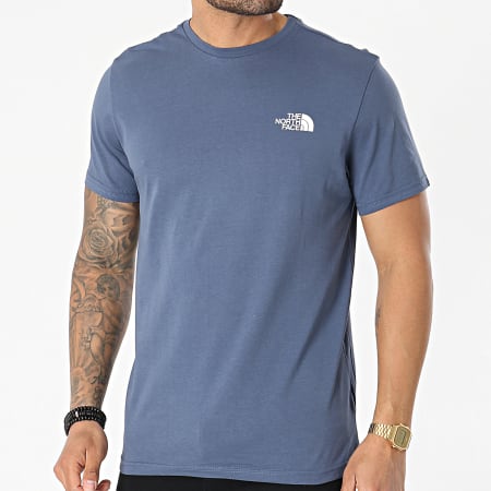 The North Face - Tee Shirt Simple Dome A2TX5WC41 Bleu Gris