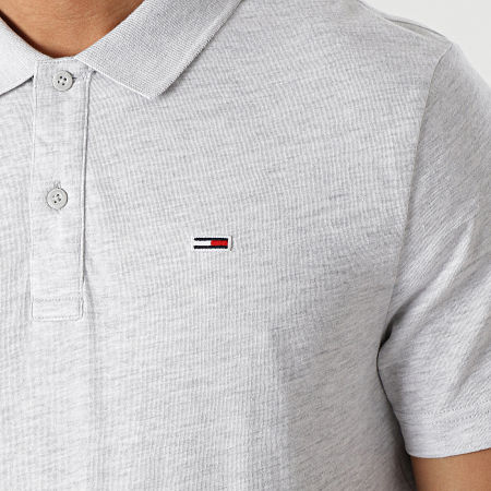 Tommy Hilfiger - Polo Manches Courtes Essential Jersey 0322 Gris Chiné