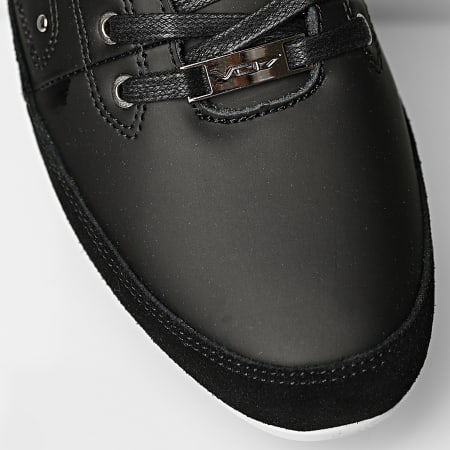 VO7 - Sneakers Perfecto Yacht in pelle nera