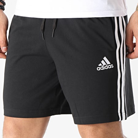 Adidas Sportswear - Short Jogging A Bandes 3 Stripes GK9988 Noir