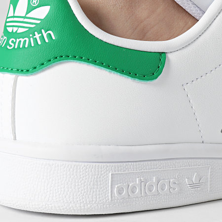 Adidas Originals - Sneaker alte Stan Smith FX7519 Bianco Nuvola Verde Donna