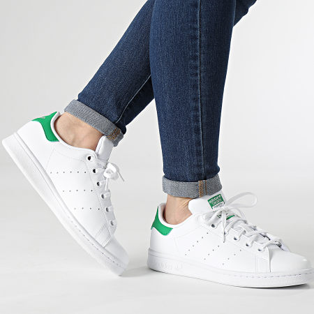 Adidas Originals - Zapatillas Stan Smith Mujer FX7519 Nube Blanco Verde