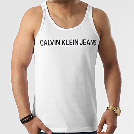 Calvin Klein - Débardeur Institutional Logo 5249 Blanc