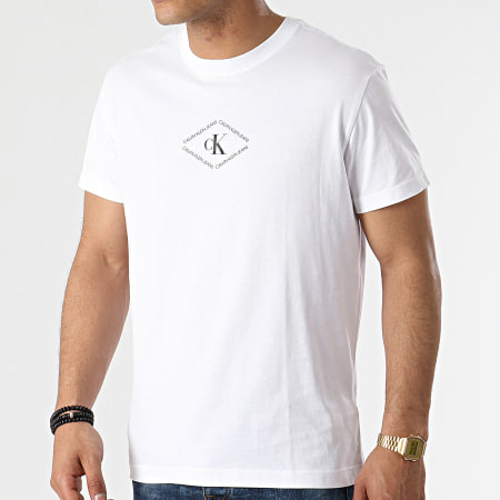 Calvin Klein - Tee Shirt CK Monotriangle 7448 Blanc