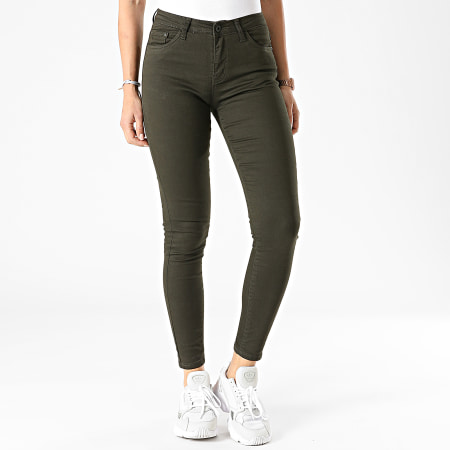 Girls Outfit - Skinny Jeans Mujer A2001 Caqui Oscuro