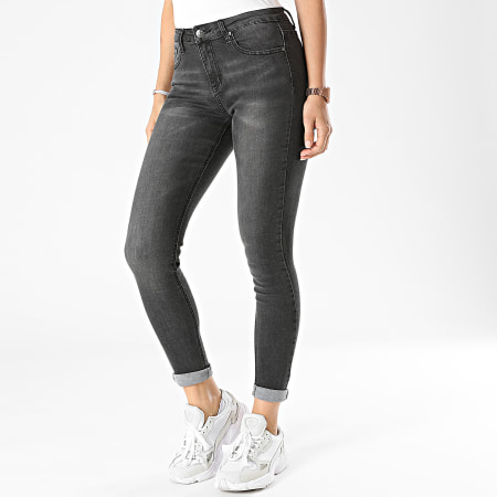 Girls Outfit - Jean Skinny Femme A1002 Gris Anthracite
