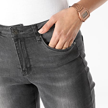 Girls Outfit - Jean Skinny Femme A1003 Gris Anthracite