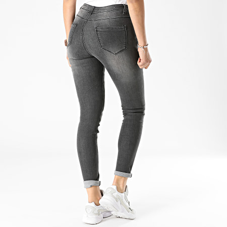 Girls Outfit - Jean Skinny Femme A1003 Gris Anthracite