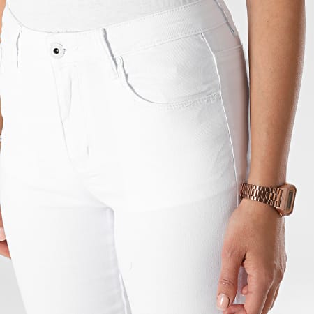 Girls Outfit - Jean Skinny Femme G2160 Blanc