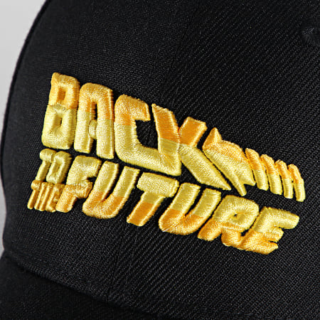 Back To The Future - Gorra Snapback con logotipo Negro