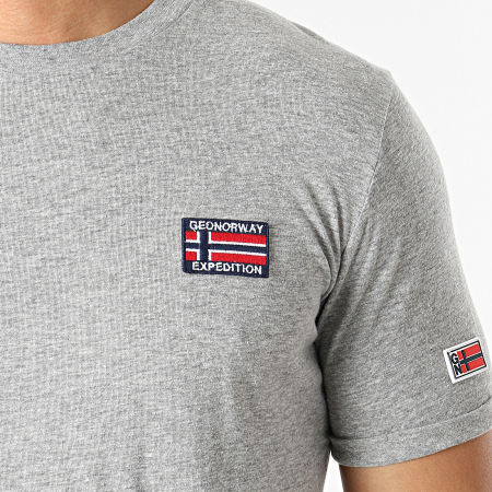 Geographical Norway - Tee Shirt Jaltimore Gris Chiné