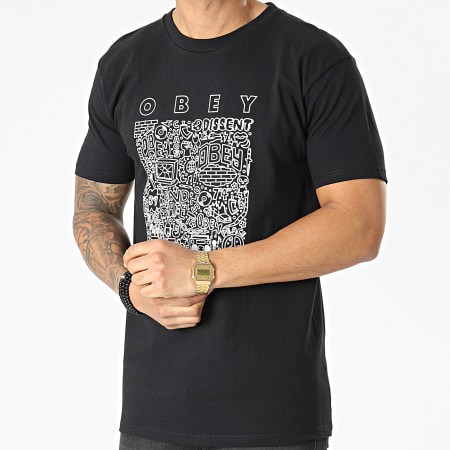 Obey - Tee Shirt Creative Dissent Noir