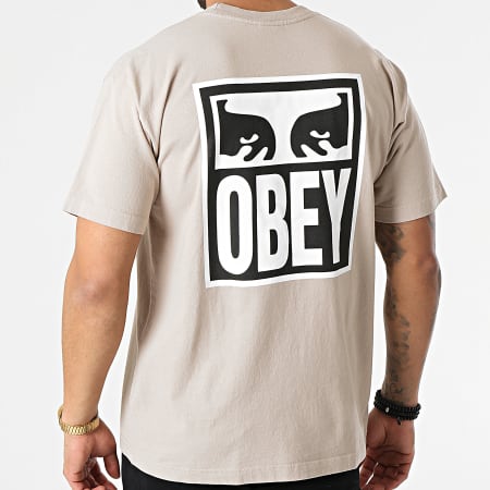 Obey - Tee Shirt Eyes Icon 2 Beige