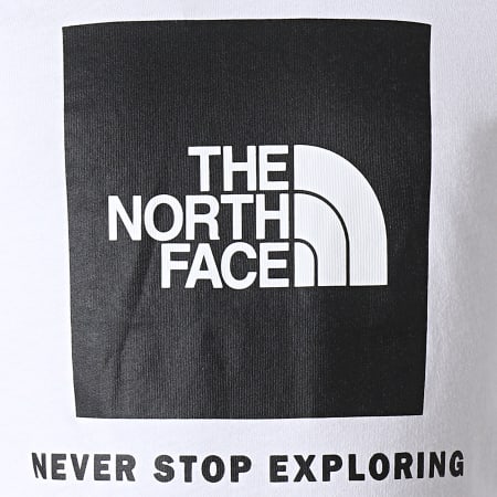 The North Face - Tee Shirt Manches Longues Enfant Box Blanc