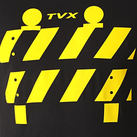 13 Block - Camiseta TVX Negro Amarillo