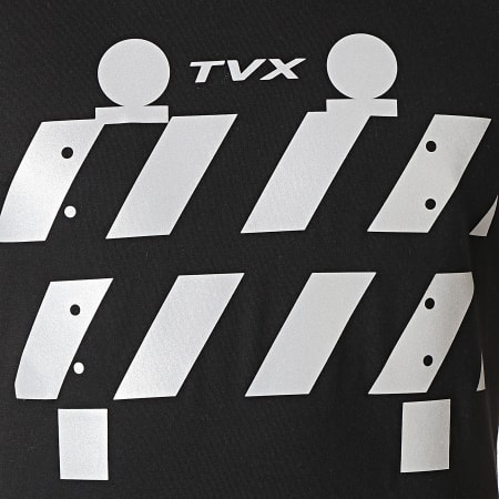13 Block - Tee Shirt TVX Noir Réfléchissant