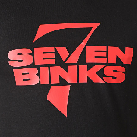 7 Binks - Tee Shirt Logo 2021 Noir Rouge