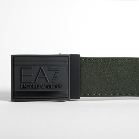 EA7 Emporio Armani - Ceinture Réversible 245376 Noir Vert Kaki