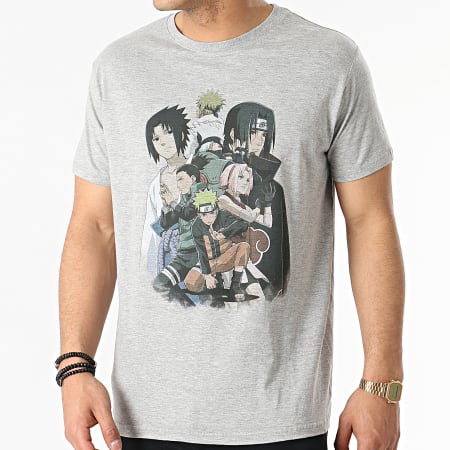 Naruto - Tee Shirt ABYTEX355 Gris Chiné