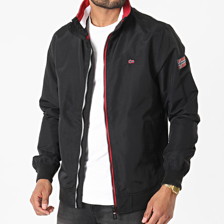 Geographical Norway - Giacca Benilde con zip nera