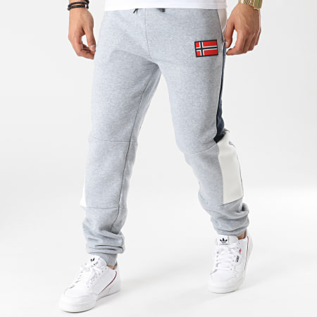 Geographical Norway - Pantalon Jogging Magostino Gris Chiné