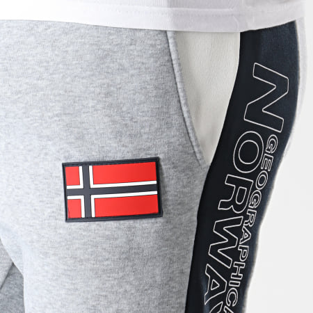 Geographical Norway - Pantalon Jogging Magostino Gris Chiné