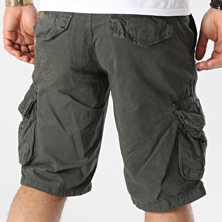 Geographical Norway - Short Cargo Pouvoir Gris Anthracite
