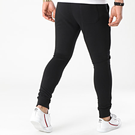 Midi Minuit - Pantalon Jogging Logo Typo Noir Blanc