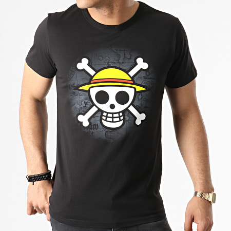 One Piece - Camiseta ABYTEX040 Negro